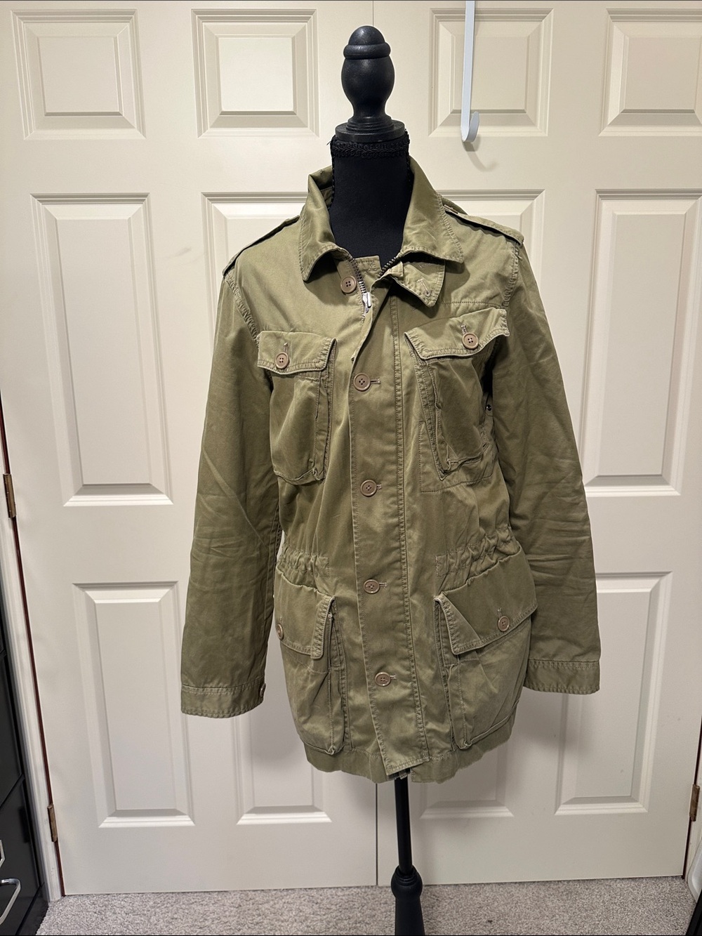 J. Crew Military-Style Olive Utility Jacket
